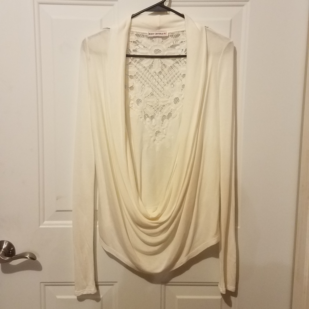 Body Central large cream top